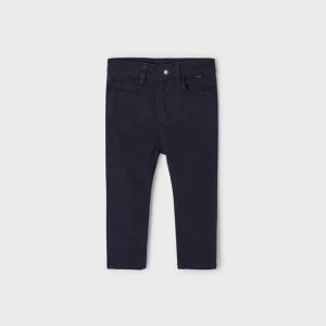 Панталон 5 джоба slim fit basic в тъмно синьо за момче Майорал 