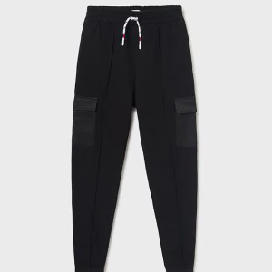 Спортен панталон cropped за момиче в черно Майорал