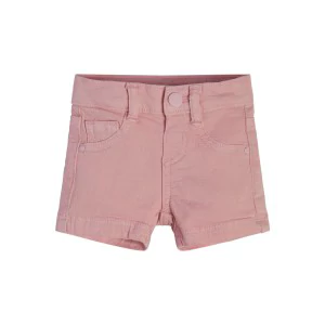 Къси деним панталонки за момиче в розово Guess