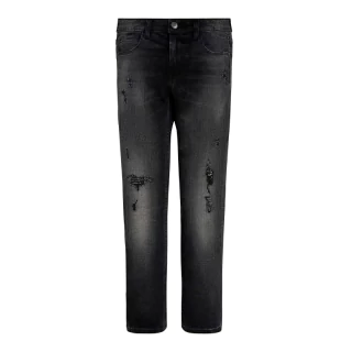 Черен дънков панталон за момче skinny fit Guess