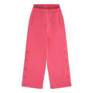 Широк спортен панталон в розово за момиче Guess
