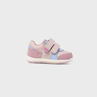 Спортни маратонки естествена кожа за бебе момиче Mayoral с цветен дизайн