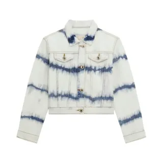 Двуцветно стилно деним яке за момиче Guess