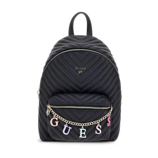 Раница в тъмно син цвят за момиче с висящи букви Guess