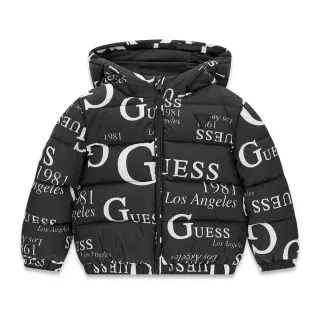 Детско Oversize яке с качулка и лога Guess