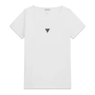 Тениска рипс в бял цвят за момиче Guess