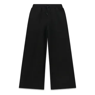 Детски спортен панталон GUESS с широк крачол (Wide Leg) в класическо черно