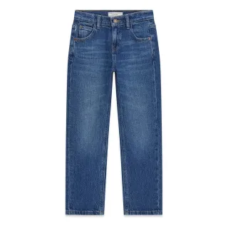 Детски класически дънки GUESS с прав крачол (Straight Fit) в син цвят